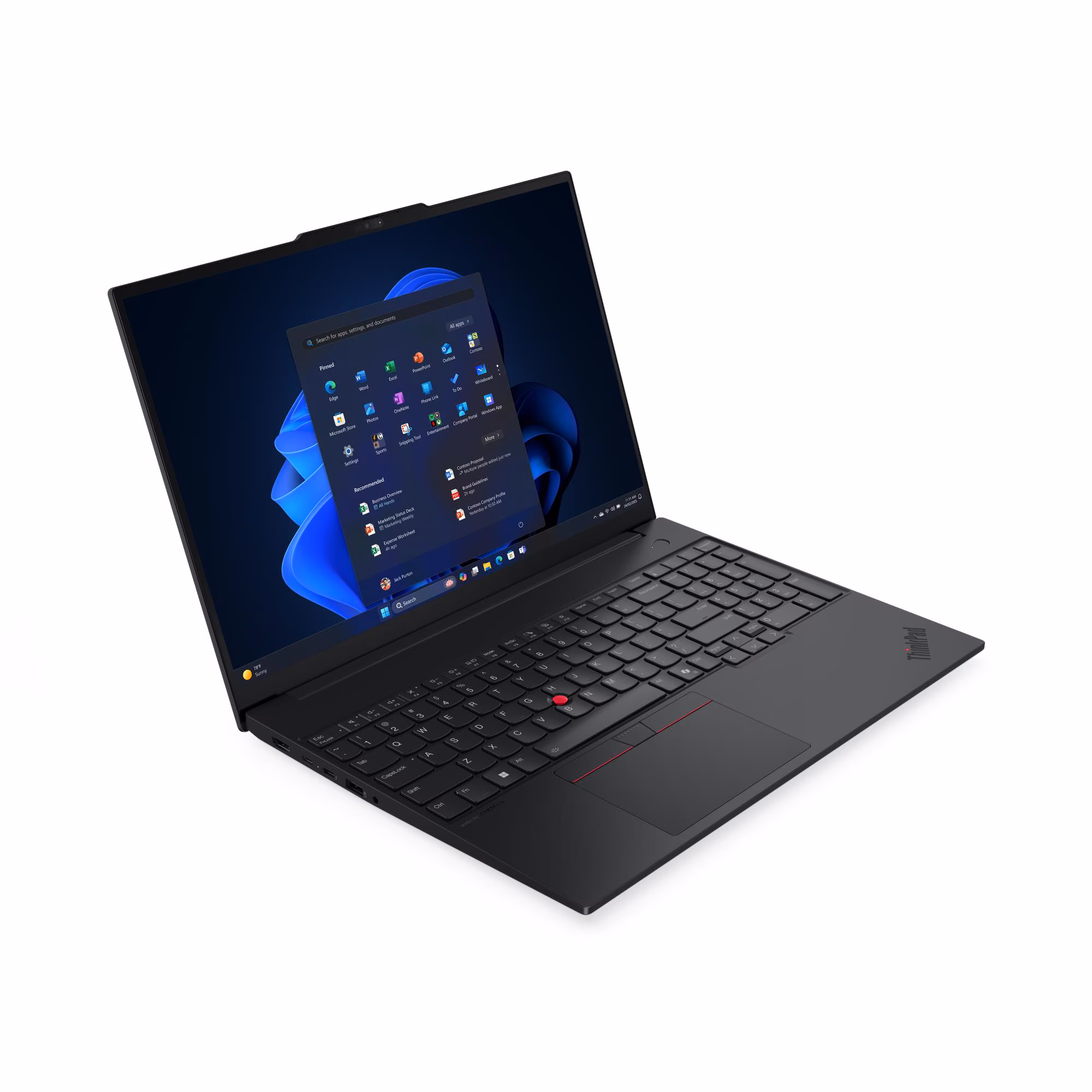 Laptop Lenovo ThinkPad E16 Gen 3 (21SR00A6VA)(Ultra U5-135H, 16GB, 512GB, NoOS, 16.0FHD, Đen)