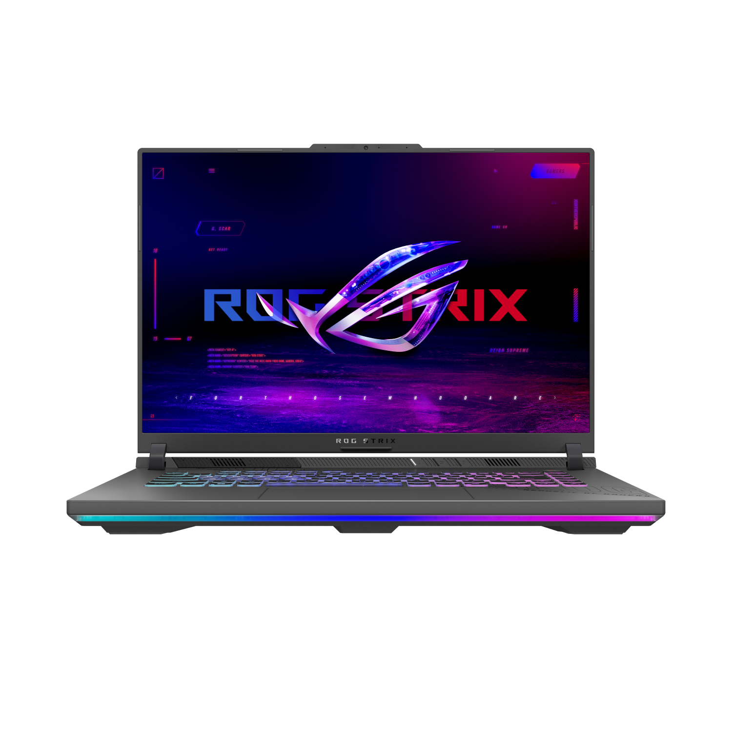 Laptop ASUS ROG Strix G16 (G614PM-TS147W)(Ryzen 9-8940HX, 16GB, 512GB, RTX 5060_8GB, 16.0 2.5K 300Hz, W11H, Xám)