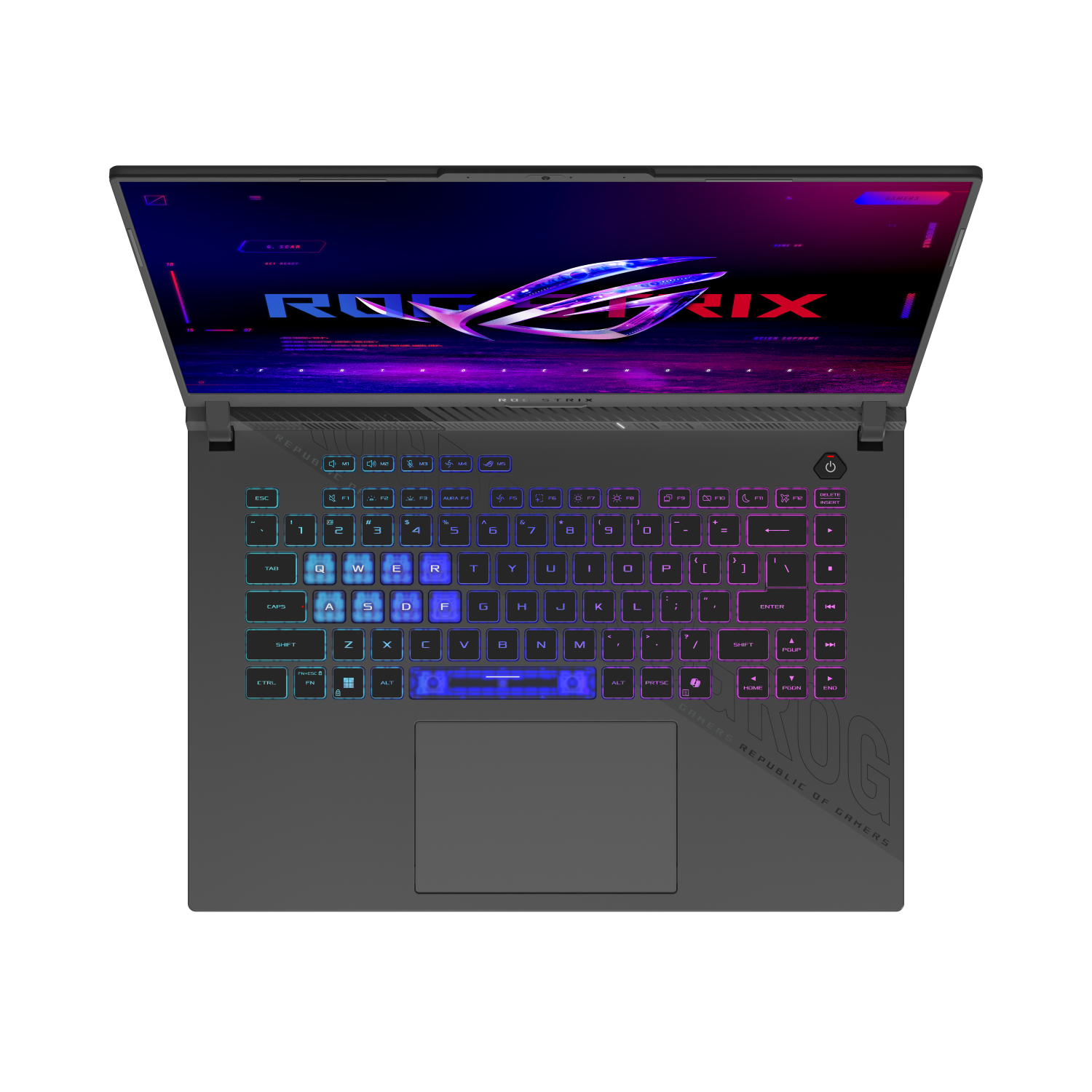 Laptop ASUS ROG Strix G16 (G614PM-TS147W)(Ryzen 9-8940HX, 16GB, 512GB, RTX 5060_8GB, 16.0 2.5K 300Hz, W11H, Xám)