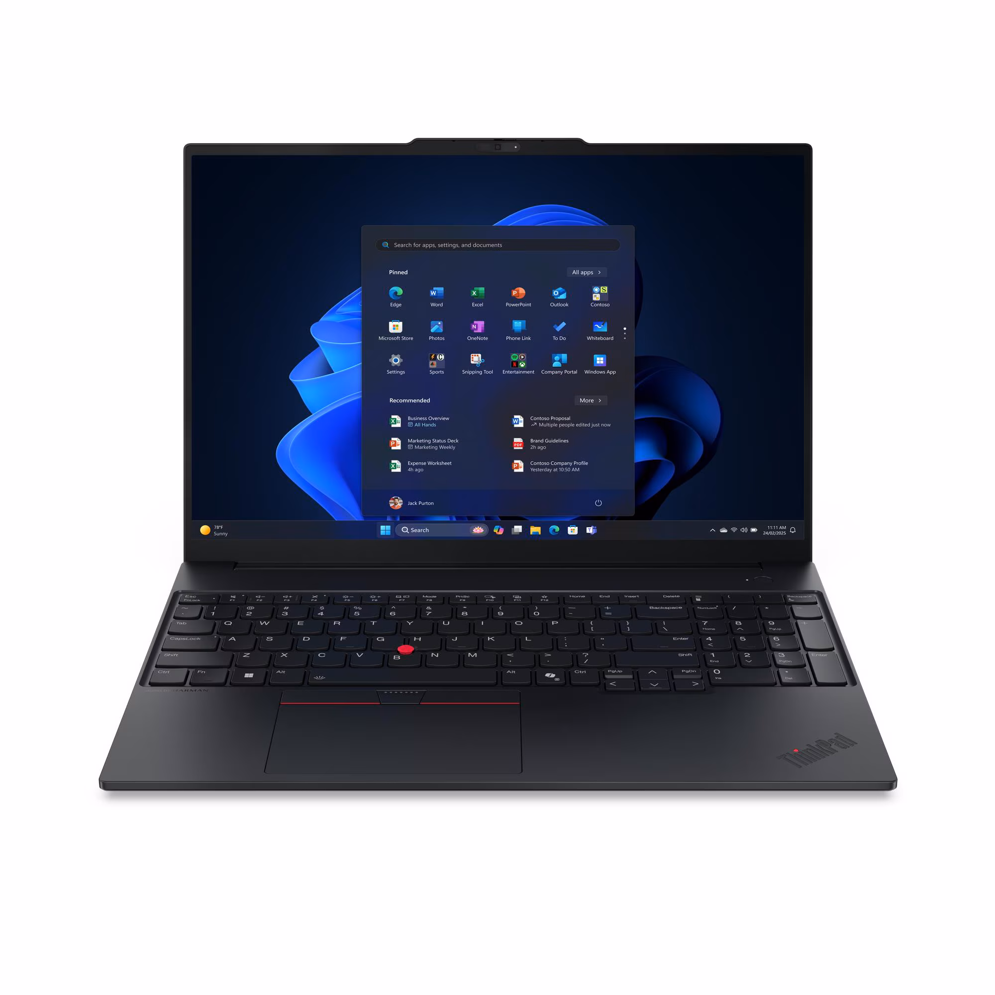 Laptop Lenovo ThinkPad E16 Gen 3 (21SR00A6VA)(Ultra U5-135H, 16GB, 512GB, NoOS, 16.0FHD, Đen)